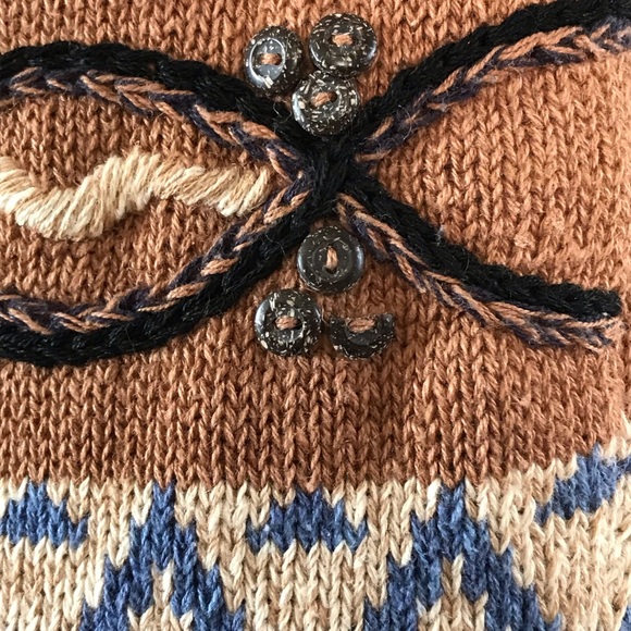 Vintage SIGRID OLSEN Knit Sweater Vest - Picture 7 of 8